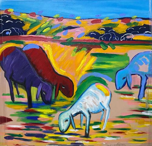 Sheep-Pasture-Painting